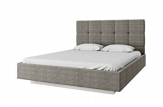 МОДЕРН  Кровать 160 М с подъемником (перс.жемчуг/Loft Grey)