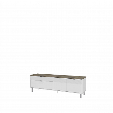СИМПЛ Тумба RTV 2D2S (белый, монте, джелато)