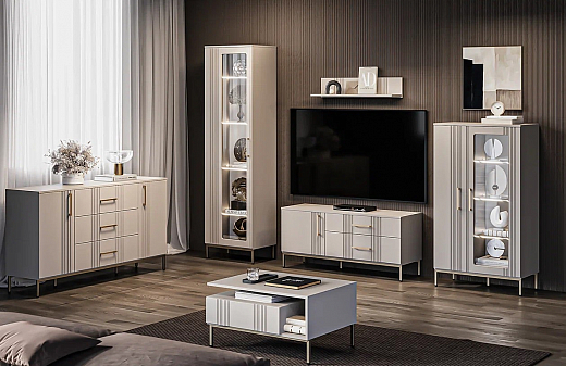 БЕТТИ  Тумба RTV 1D2S (кашемир)