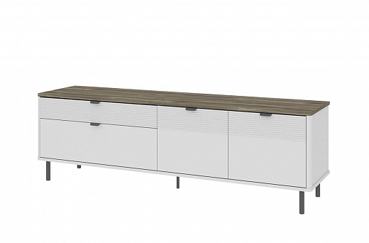СИМПЛ Тумба RTV 2D2S (белый, монте, джелато)